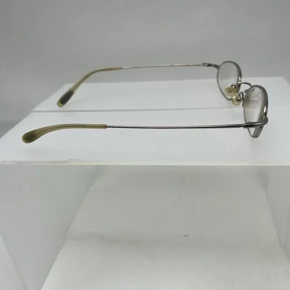 Nike Eyeglasses FRAMES ONLY 4006 102 Oval 49-19-140 Silver 340